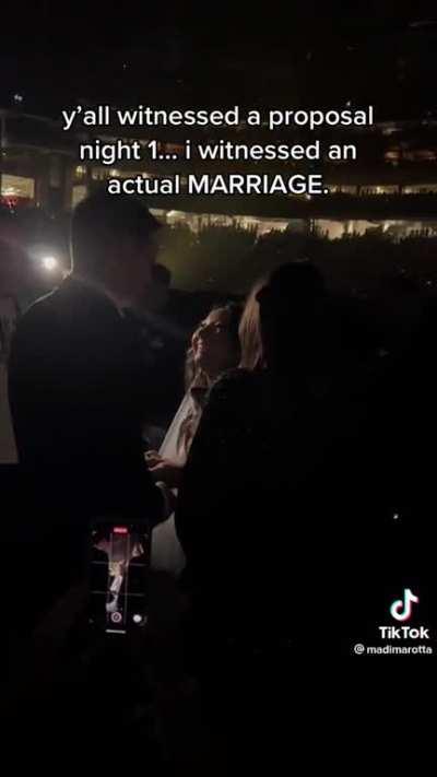 Wedding at Taylor Swift's Concert