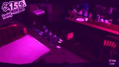 joker play beer pong at leblanc