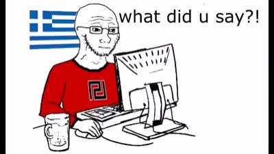 Fashisht gayreek🤡🤡🤡👎🏿 vs chad Türk💪🏿💪🏿💪🏿😉🥵😳