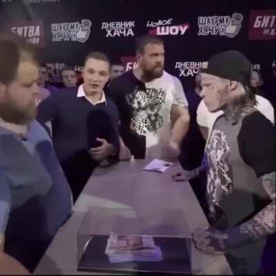 Russian slapping competition