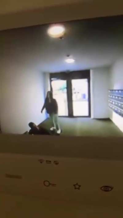 a girl beats a guy who was trying to beat or r*pe the girl