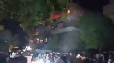 syrian armed forces opening fire on civilian homes