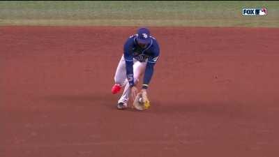 [Highlight] [Highlight] An error by Wander Franco allows Orlando Arcia to score a half inning after Wander scored on a similar miscue by Matt Olson.