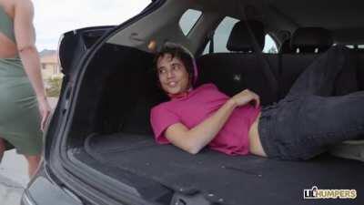 Karen couldn't care less when she ran you over with her car. Until she saw your cock, that is.