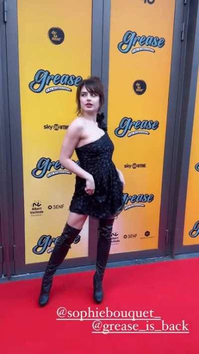 Sophie Bouquet op de rode loper