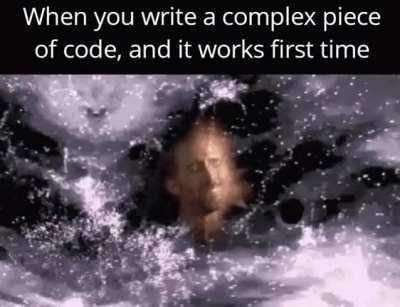 Like that's ever going to happen.