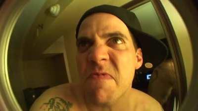 Steve-O delusional on PCP, thinking he needs to send an e-mail to 50 Cent