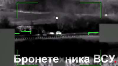 Russian helicopters use Vikhr ATGMs on Ukrainian vehicles in the border of Belgorod and Sumy regions