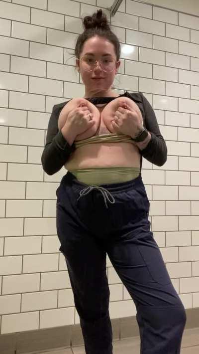 Having fun at the hospital