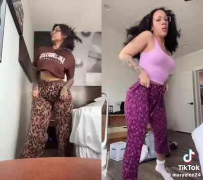 {Battle of the TikTok thots}Left or right ? 
