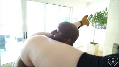 Big Ass Dani Daniels experiencing the black power