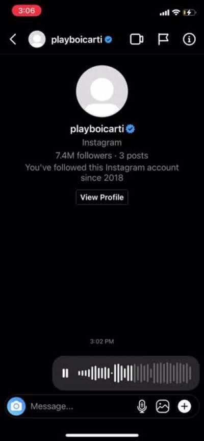 Had to show carti my cover of “Flex up” 😭😭