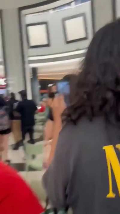 Un grupo de activistas veganos fueron a protestar al Alto Palermo