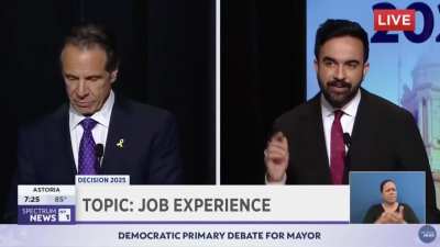 Zohran Mamdani blasts Andrew Cuomo in NYC mayoral debate