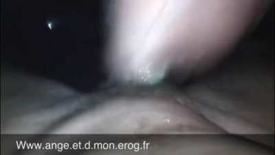 Intense face fuck and swallow