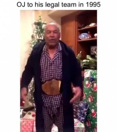 OJ after almost being caught Shrimping Connor