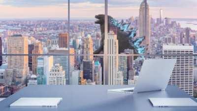 Godzilla vs Kong Virtual Background