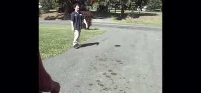 Playing with an over inflated basketball, WCGW?