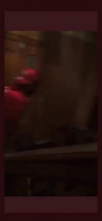 Bro charged his punch up to 100%