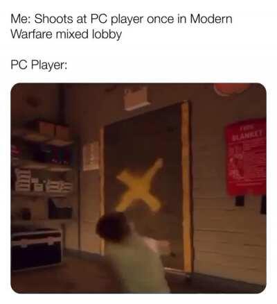 As they 720° crouch mid air and beam you across the map with a X16.