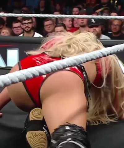 Liv Morgan in hot red trunks