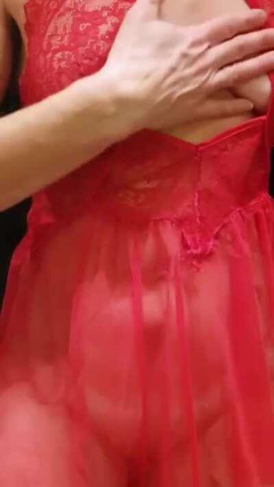 Love red lingerie!!