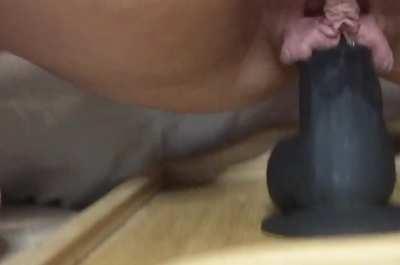 This dildo didn't stand a chance😛