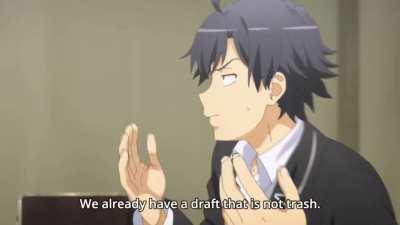 Hikigaya hachiman became rapper [ Oregairu S3]