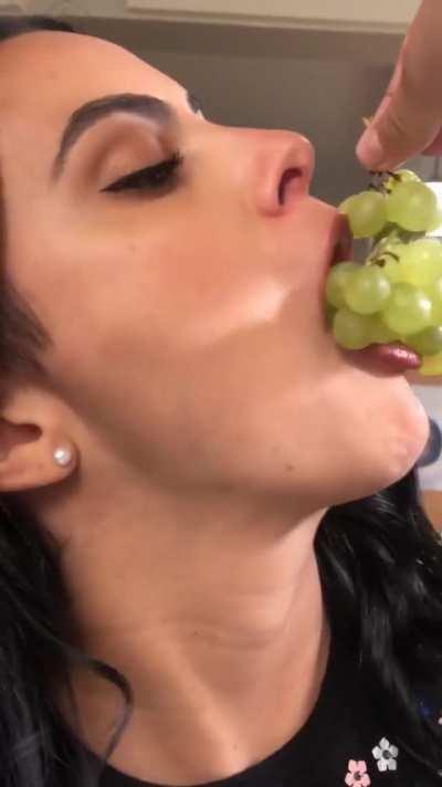 Camila Mendes and her Insane Tongue Play. Love it when she Rolls her Eyes, what a Tease.