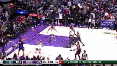 [Highlight] Mama, there goes that man! Ant with the steal and dunk to help put away the Kings late