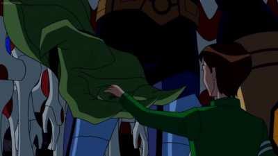 Vilgax eats the Omnitrix