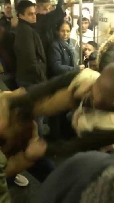 Staring Contest Turns Violent On Subway