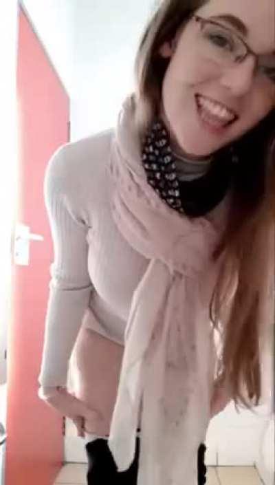 I got dared to strip at work