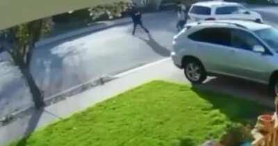 Kid tries to rob adult. Doesn’t go as planned.