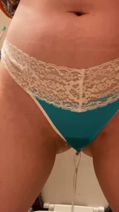 peeing through panties