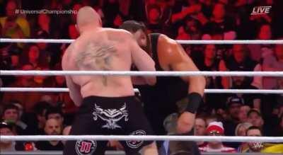 That time when Braun woke the MMA fighter in Brock and almost knocked got knocked out.