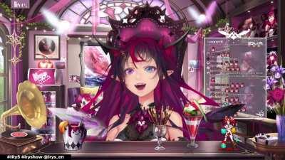 IRyS was very hyper and excited last night because of the progress on her new looks