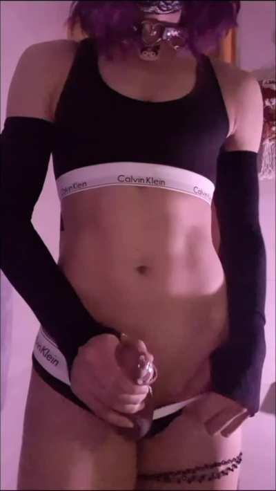 after a week of not cumming 💜💦