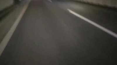 guy on bike screaming 