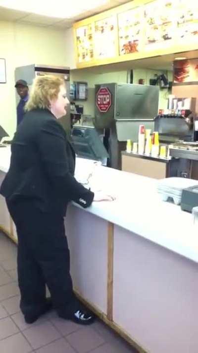 Disturbing woman at Wendy’s…