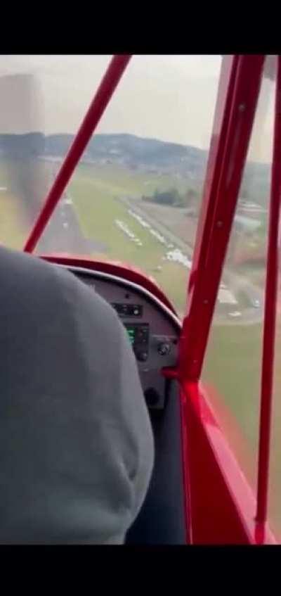 Idiot in plane.