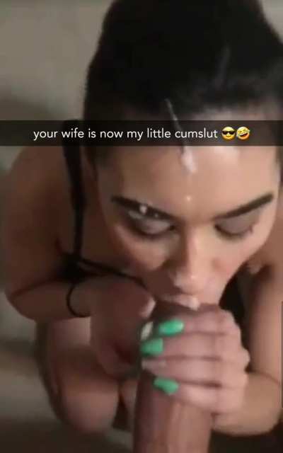 Wife turned into a cumslut