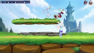 Hammer sair>nlight>slight>dlight>nair>recovery>groundpound>dair is a true 0 to death combo that you can't di out of. Please nerf.