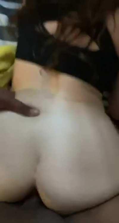 Her boyfriend never stretched her out like this