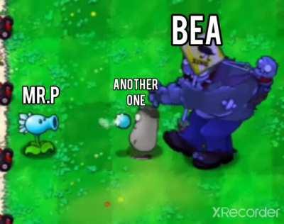 A typical fight with Bea against revolting door Mr.p