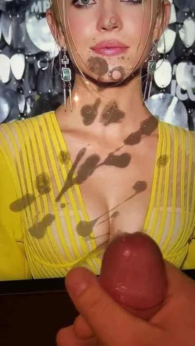 Blowing my load for Sydney Sweeney’s tits and face