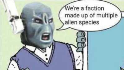 Multispecies enemy civilizations: Halo vs Warhammer 40K