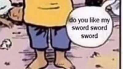 Woah, a diamond sword