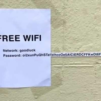 Free Wifi but not free wifi .