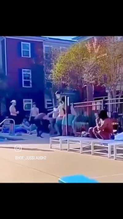 It all went down by the pool